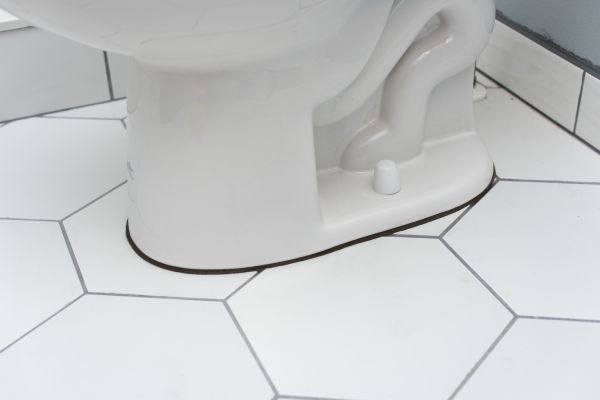 Toilet Grout Repair